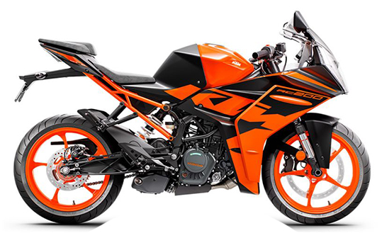 KTM RC200 مشکی نارنجی